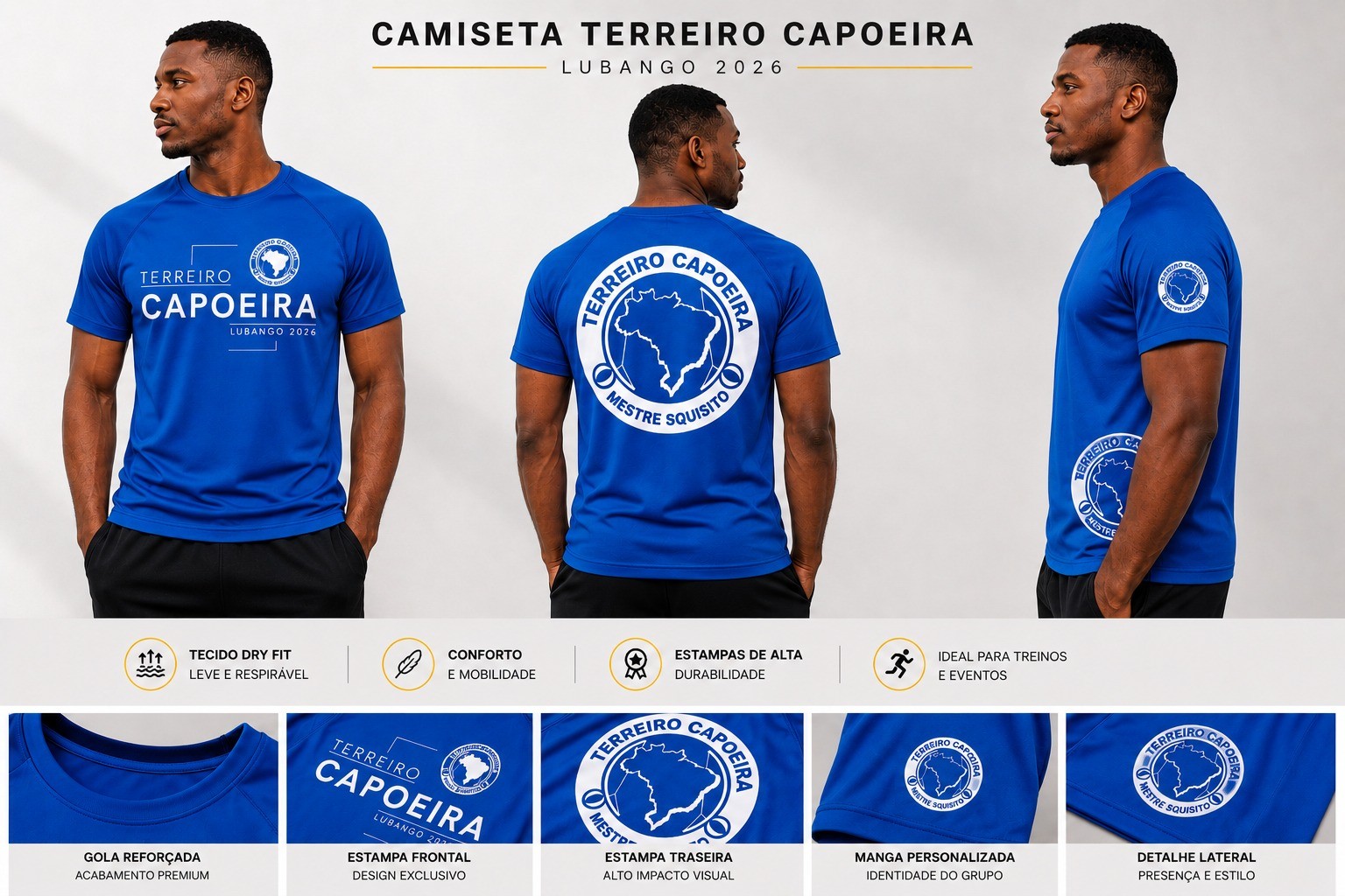 Camiseta Terreiro Azul